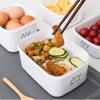 900ML PP+PE Lunch Box Food Storage Container for Fruits Vegetables Beans (BPA-Free, No FDA)