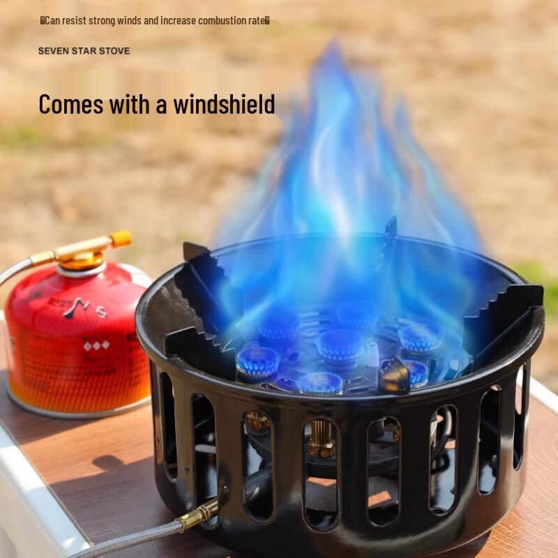 Portable Windproof Gas Cassette Stove Kit