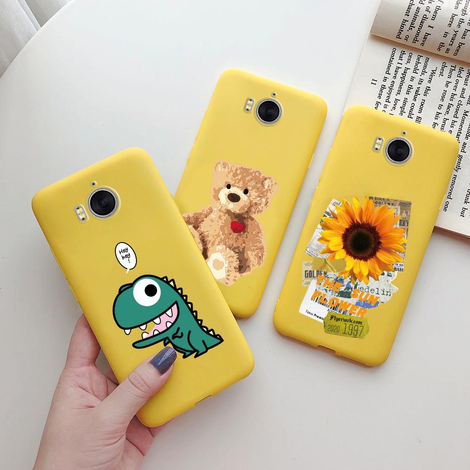 Phone Case for Huawei Y5 2017 Y6 2017 Case Mya-l22 Cases Soft Silicone for Huawei Y5 2017 Y6 2017 Cute Cartoon Back Cover fundas
