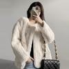 Coat for Women Cotton Plush Autumn Winter Thickened Fleece Sweatshirt Oversize Casual Coat Jacket