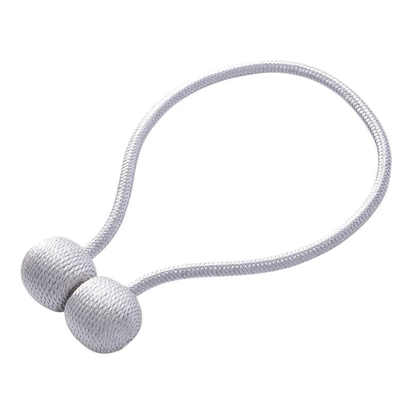 Magnet Curtain Buckle Tiebacks Curtain Clips No Punch Modern Curtain Accessories Pearl Magnetic Ball Home Decoration Accessories
