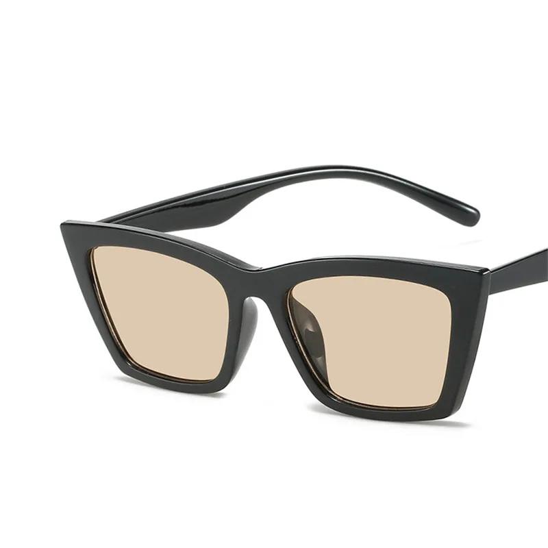 Vintage Cat Eye Sunglasses Women Square Small Frame Sun Glasses Female Brand Designer Retro Shades Fashion