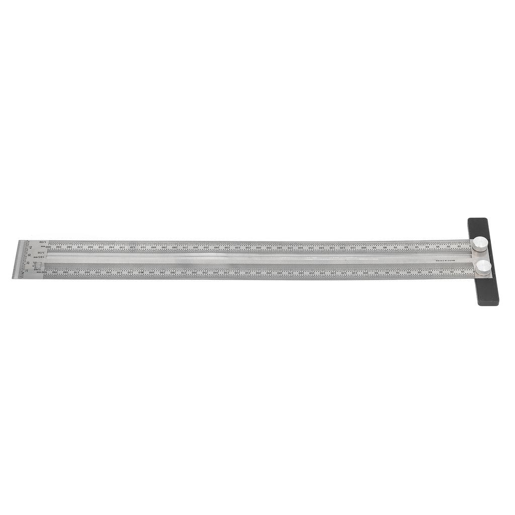 Woodworking Marking T Rulers Positioning Scribing Ruler Gauge Carpenter Measuring Mark Ruler 400mm