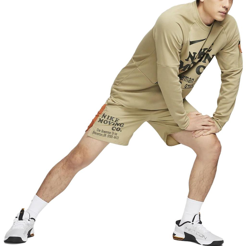 New Nike Casual Shorts Men's Olive Green DX0915-276