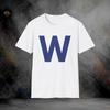 W Cubs Win Baseball T-Shirt | Softstyle Tee Unisex T-Shirt