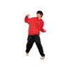Li Ning Daily Prosperity Series Solid Color Mid Waist Tapered Knit Sports Pants Men Bottoms Black AKXU009-2