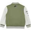 Nike Jacket College Style Baseball Knit Single-Breasted Kids Jackets Oil-Green HQ7953-386