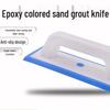 Colored Epoxy Sand Grout and Caulk Scraper Tool Kit