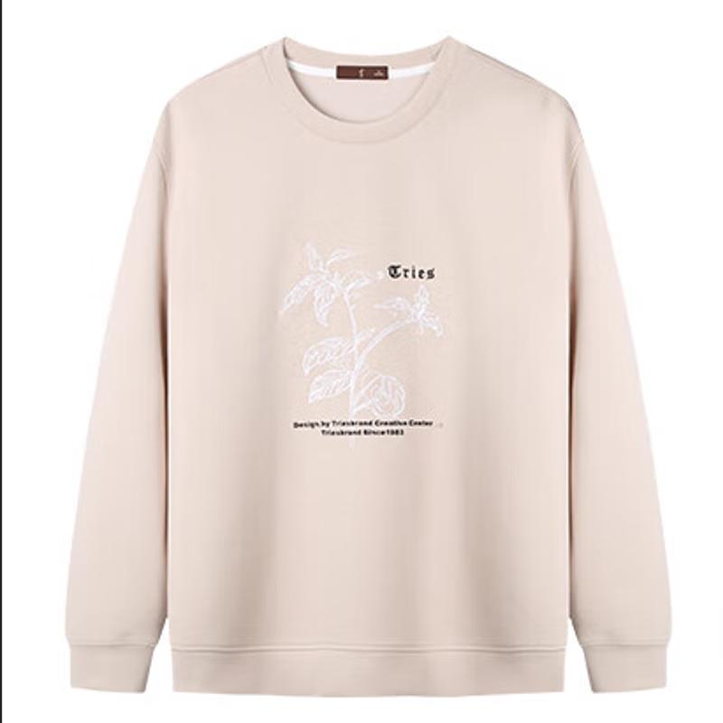 Caizi Men s Autumn Printed Round Neck Sweatshirt XL