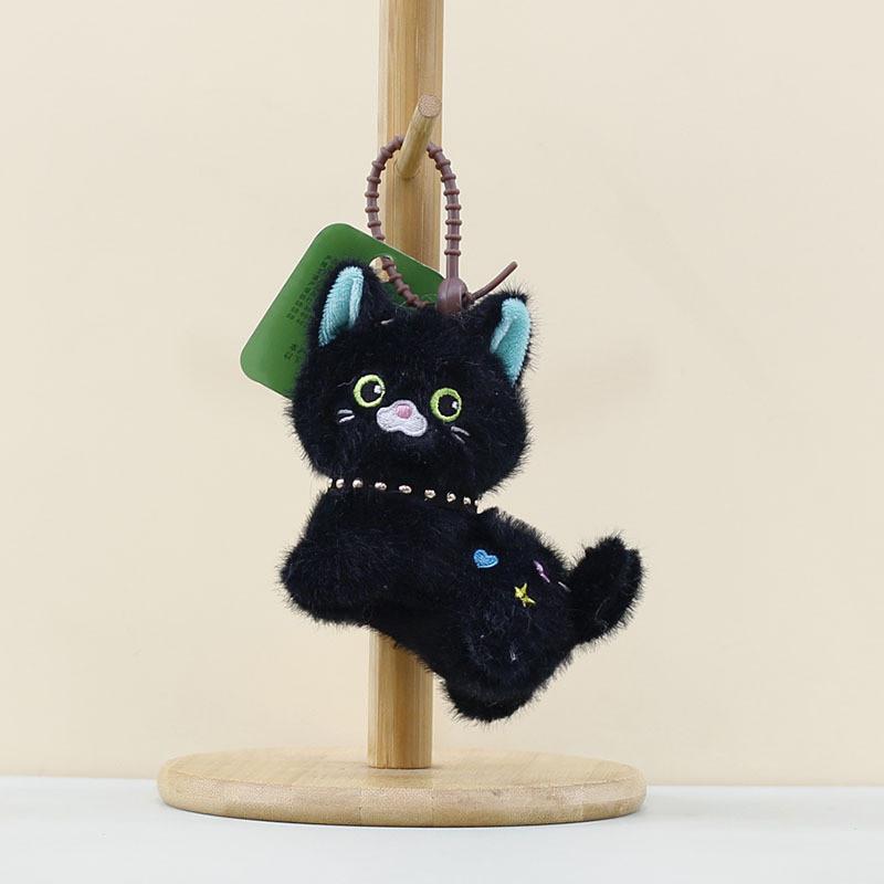 Cat Little Cute Keychain Cartoon Girl Backpack Decorative Pendant Doll Gift