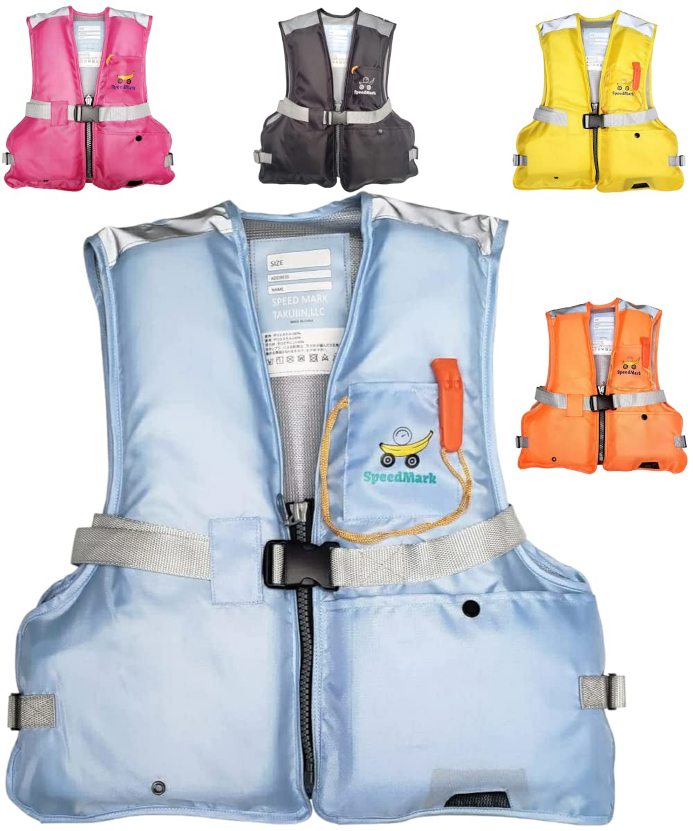 

Instructor-Supervised Children s Life Jacket, Junior Floating Vest for Fishing (Standard Type, Sky Blue, Size LL)
