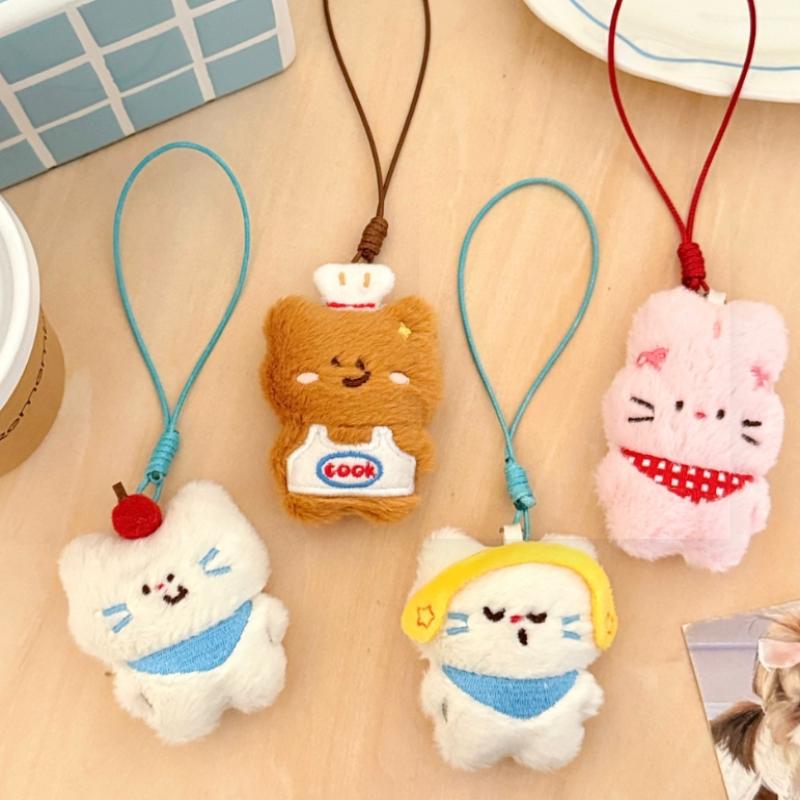 4 Pcs Cartoon Doll Pendant Multi Functional Keychain Bag Decoration Pendant Versatile Keychain Bag Decoration 1