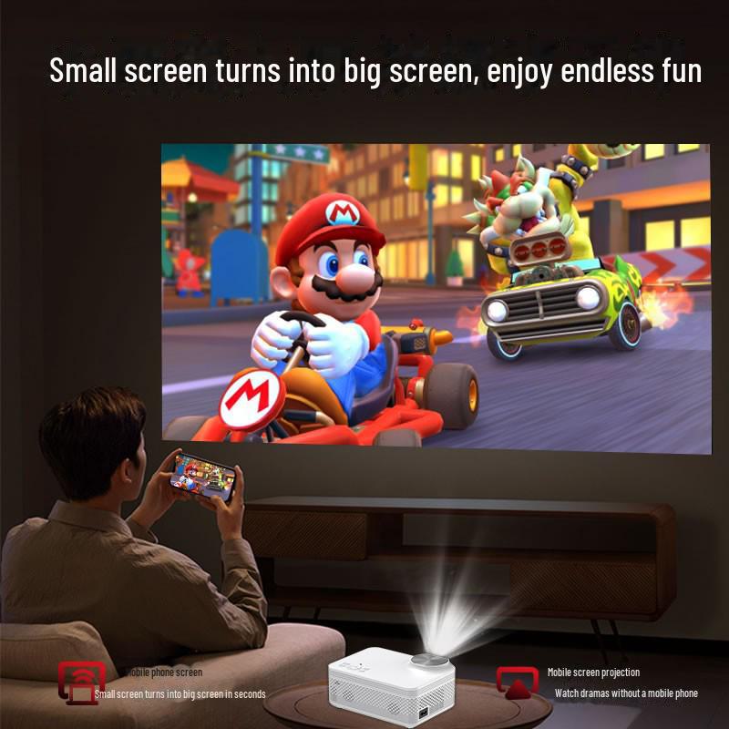 Ultra HD Smart Home & Hotel Projector for Mobile and Office Use