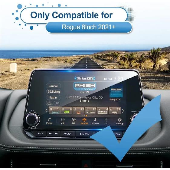 8 Inch Navigation Tempered Glass LCD GPS Screen Protector Touch Screen Protective Film For    Nissan Rogue