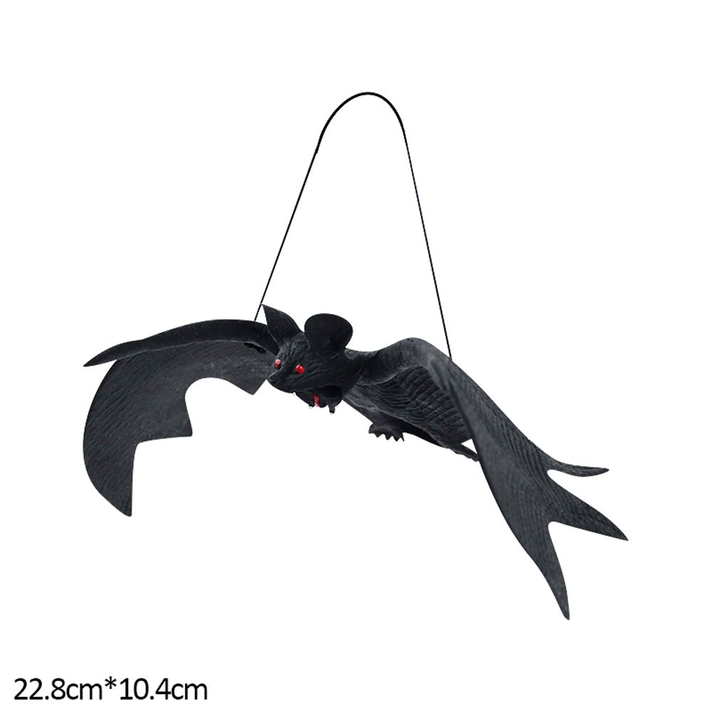 Bats Halloween Party Haunted House Decoration Lifelike Fake Bat Haunted House Horror Props Halloween Hanging Decoration