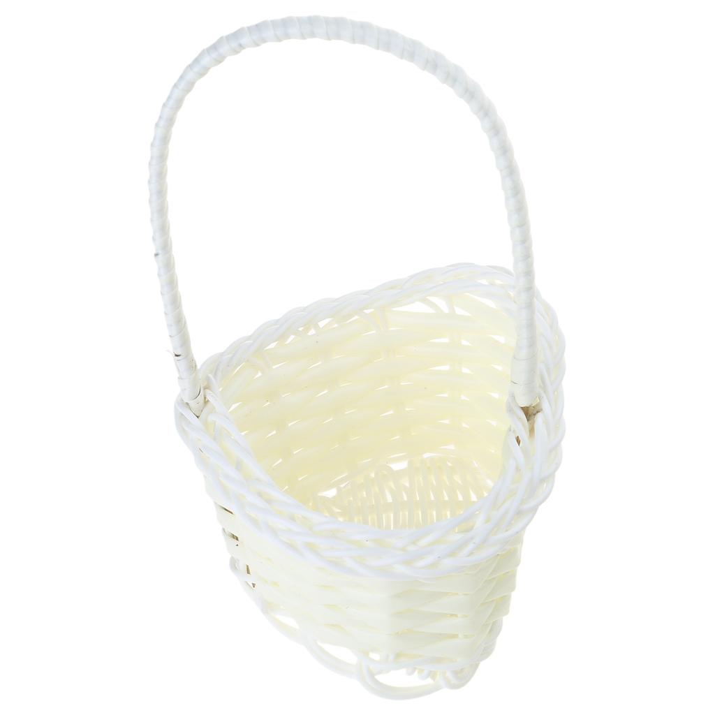 Multi Functional Storage Basket Wicker Flower Basket with Handles Handwoven Baskets Versatile Decoration Thoughtful Gift