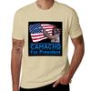 Camacho For President Tshirt Summer Clothes Cute Clothes Korean Fashion Boys Animal Print Mens Vintage T Shirts