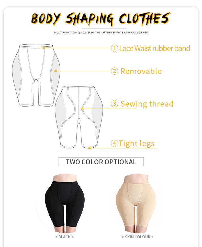 Women's Tummy Control & Hip Enhancer Pants with Waist Cincher and Slimming Underwear
