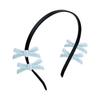 VVV Velvet Mini Ribbon Headband _ Sky Blue