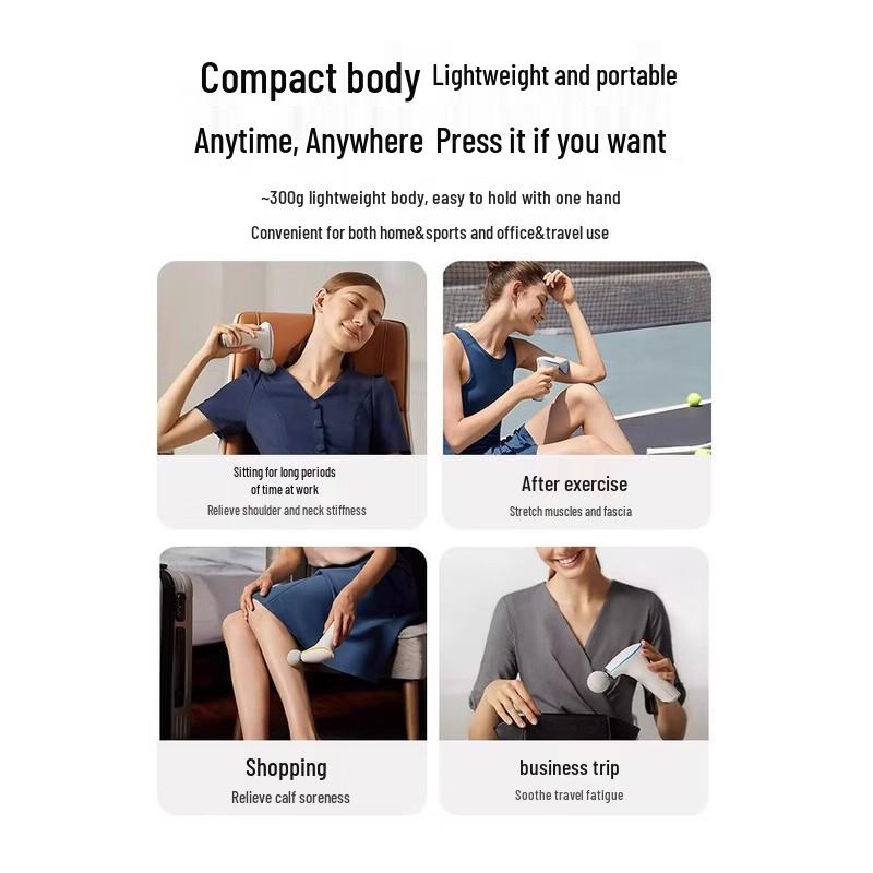 SKG F5 Mini Fascia Gun with Heat Compress CN plug (adapter included)