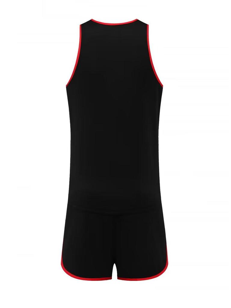 Unisex Quick-Dry Sweat-Wicking Track and Field Training Uniform Set