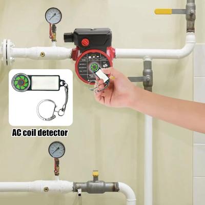 Motor Rotation Tester Solenoid Tester Portable Motor Rotation Detector AC Coil Testing Tool for Circulating Pumps
