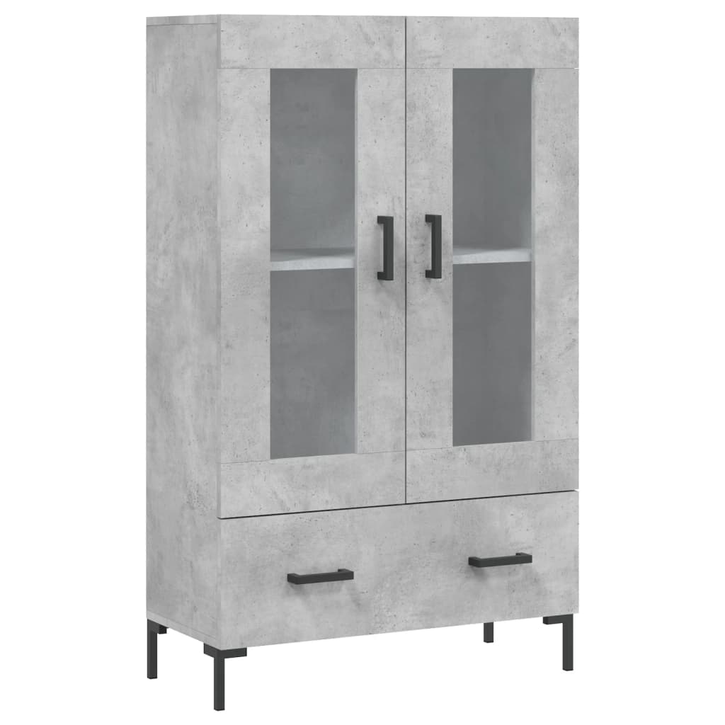 Highboard Concrete Grey 69.5 x 31 x 115 cm Particleboard