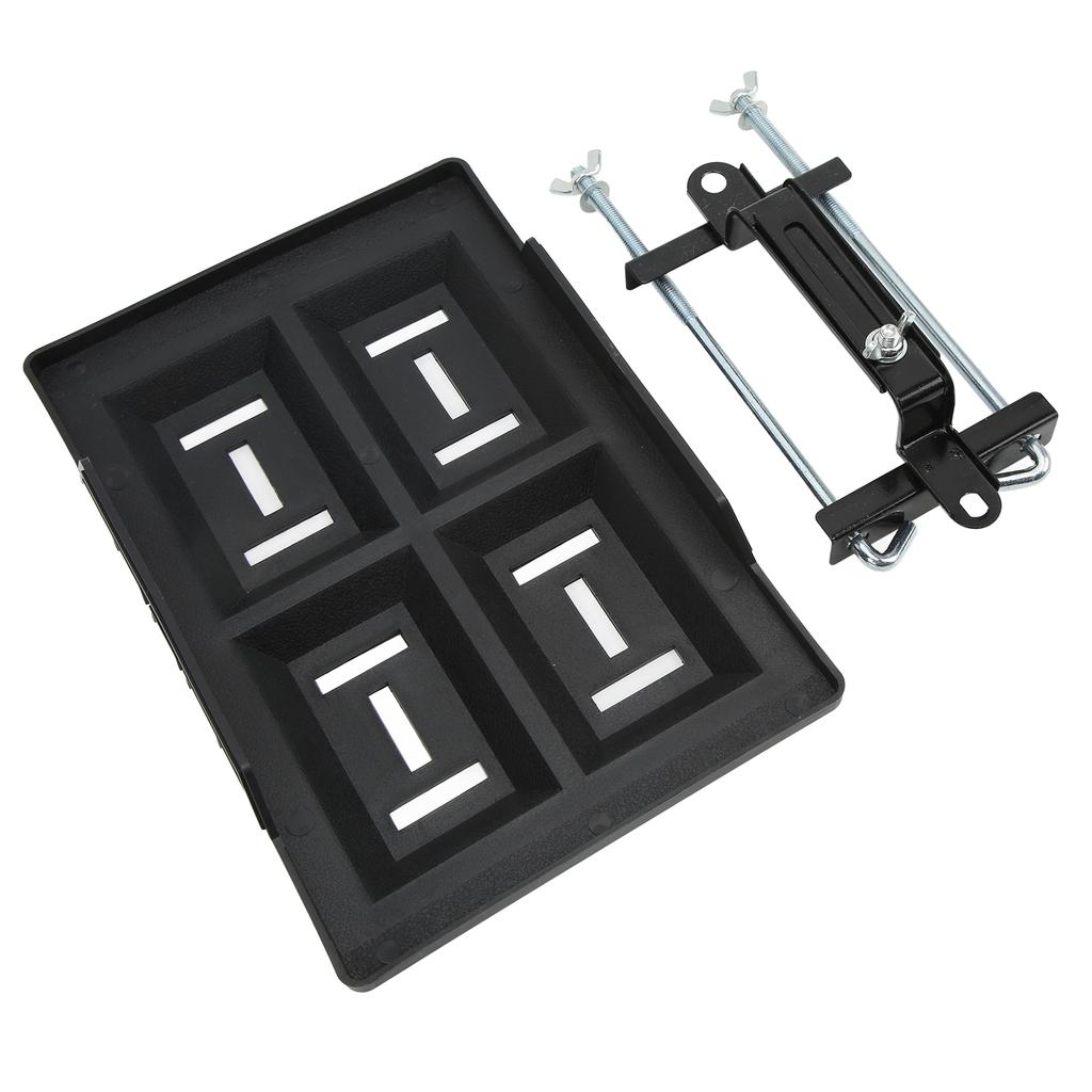 Heavy Duty Car Boat Battery Holder Hold Down Tray with Adjustable Bracket Universal for 27 30 31 Series Batteries(28