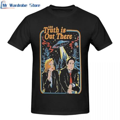 Grappig The Truth Is Out There X Files T-shirt voor Heren Dames Tees Ronde Hals T-shirt Oversized Grafische T-shirts Tops Zomer