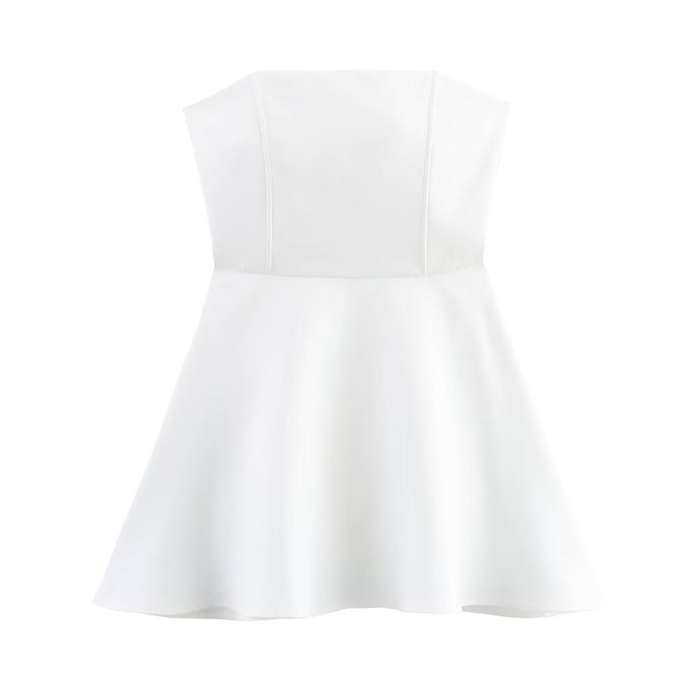 

2025 Spring/Summer Strapless Slim-Fit Sweet Dress for Women XS