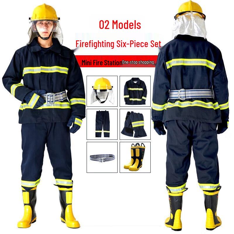 Sea Crocodile 02 Firefighter Rescue Suit 5-Piece Set