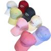 New cotton women's soft top personalized embroidery English cap love baseball cap children's visor spring and summer