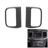 Carbon Fiber Middle Air Vent Outlet Frame Cover Trim For Dodge Charger 2015-
