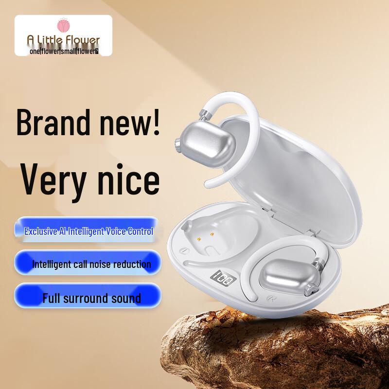 ALittleFlower Wireless Ear-Hook Bluetooth Headphones