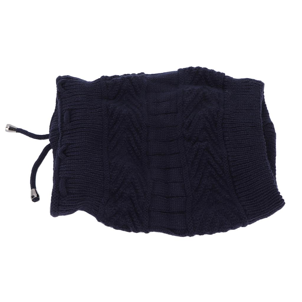 USB Charging Beanie Hat Knitted Dual‑Purpose Warm Heated Hat Circle Loop Scarf for Women