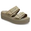 Crocs Brooklyn Low Wedge Sandal 'Beige' Women's 207431-260