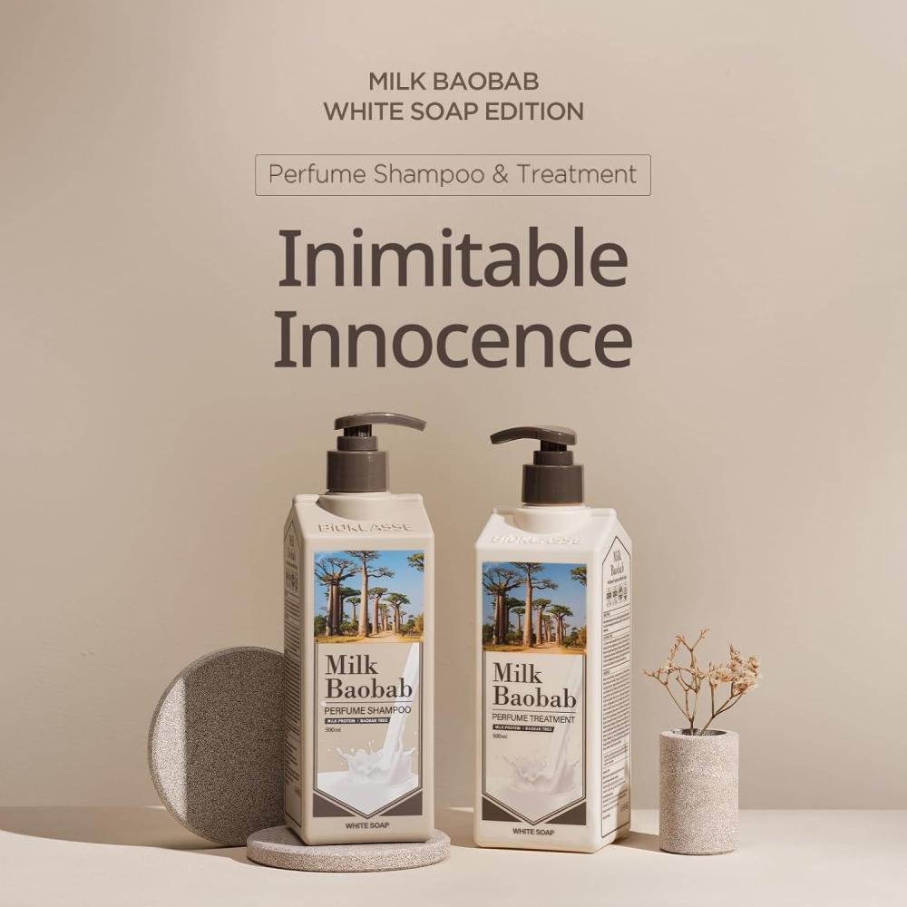 Milk Baobab [official] Shampoo  White Soap  500ml  500ml White Soap