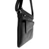 RSINC Vinata Genuine Leather Crossbody Sling Black Slim Design with Front Pocket B0FF32SQTW