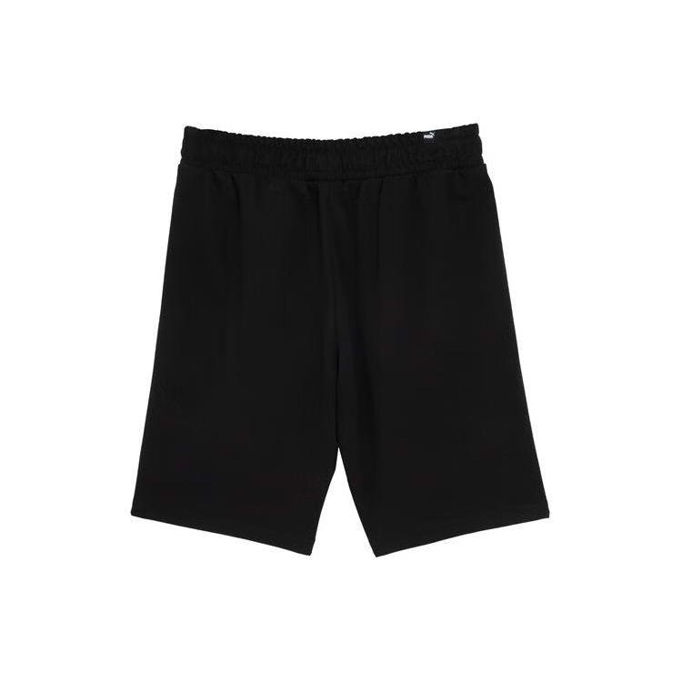 Puma Printed Logo Mid-Rise Breathable Loose Casual Shorts Men shorts Black 849574-01