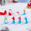Micro-landscape Christmas Old Man Dwarf Snowman House Decorative Accessories Mini Ornaments