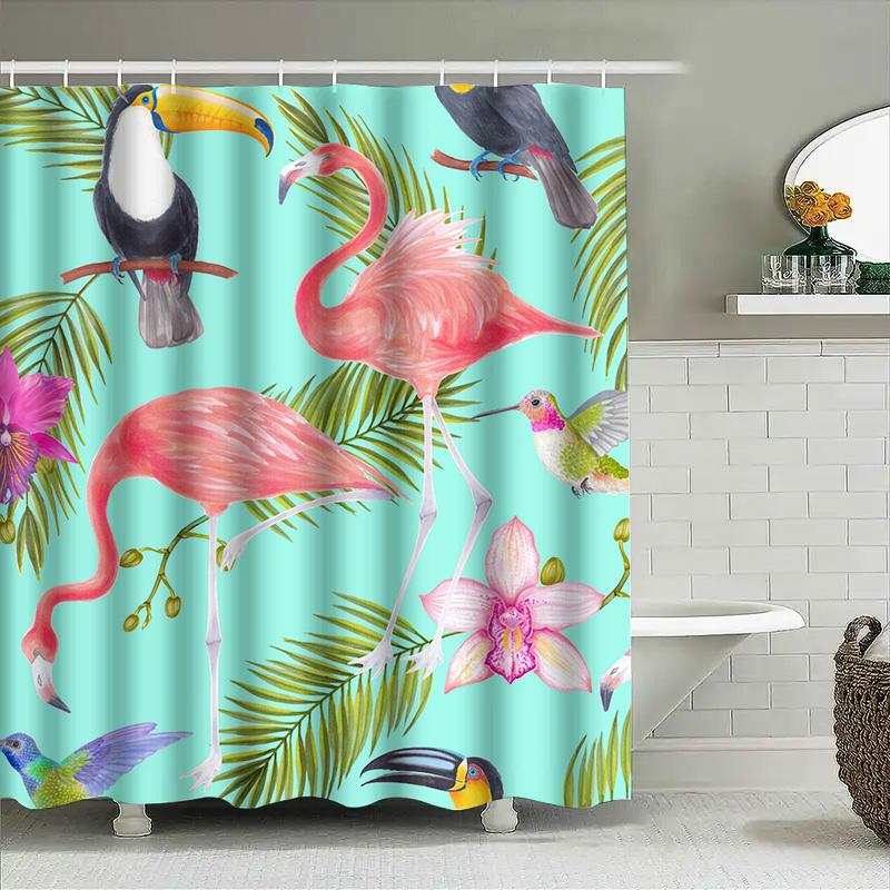 Leather Look Shower Curtain with Lemon Print for Bathroom Decor Pink Background Waterproof Fabric Adjustable Rings Made in China