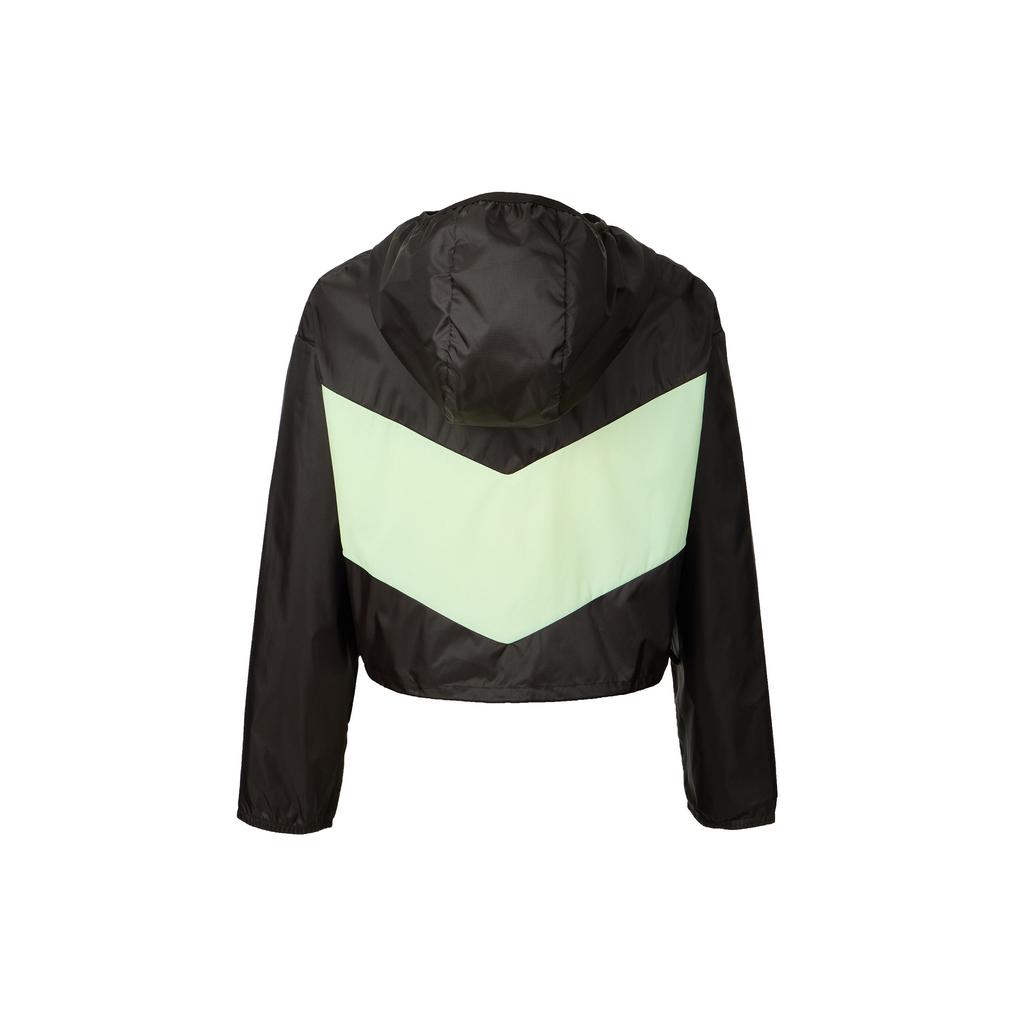 Nike Sportswear SS25 Windrunner Loose Short Hooded Long Sleeve Jacket Women Jackets Velvet-Brown Light-Yellow-Green White HJ1183-220