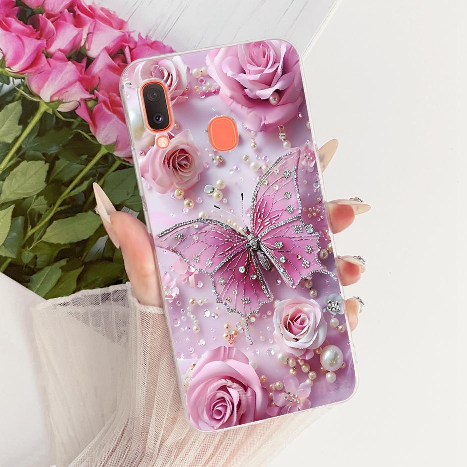 For Samsung Galaxy A20 A20e A20s Case Cute Lion Fashion Painted Cover Soft Silicone Case For Samsung A20 A 20 s Galaxy A20e Bags