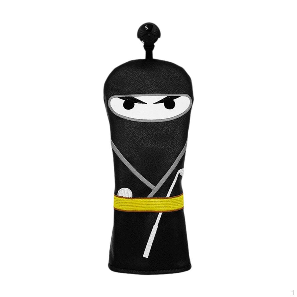 Golf Wood Headcover Creative Portable Easy to Use Waterproof Head Cover DR 35.5cmx14.5cm