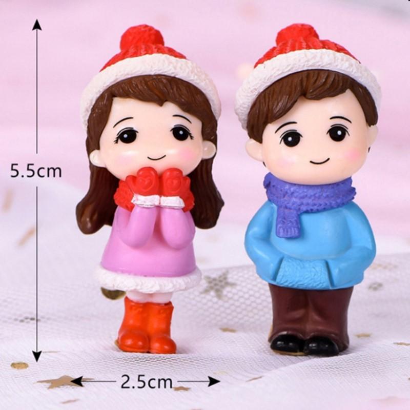 Sweety Lover Couple Chair Figurines Miniatures Fairy Garden Home Decor Desk Garden Decorative Craft Resin Craft Scene Decoration