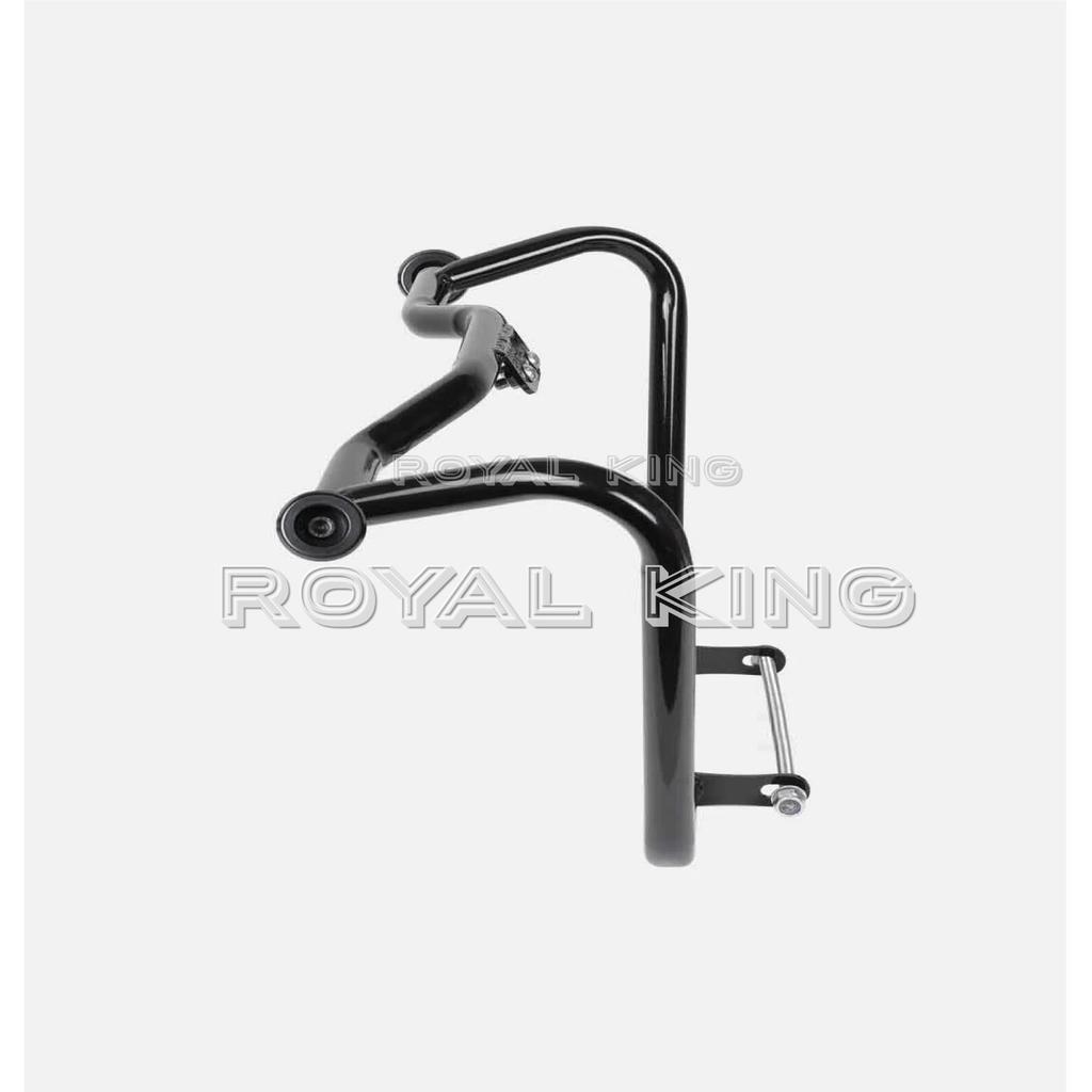 Black "Crash Guard With Matt Slider" Fit For Royal Enfield New Classic 350