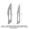 Non-Slip Metal Scalpel Knife Carbon Steel Surgical Scalpel Blades Handle Scalpel DIY Cutting Tool Repair Animal Surgical Knife