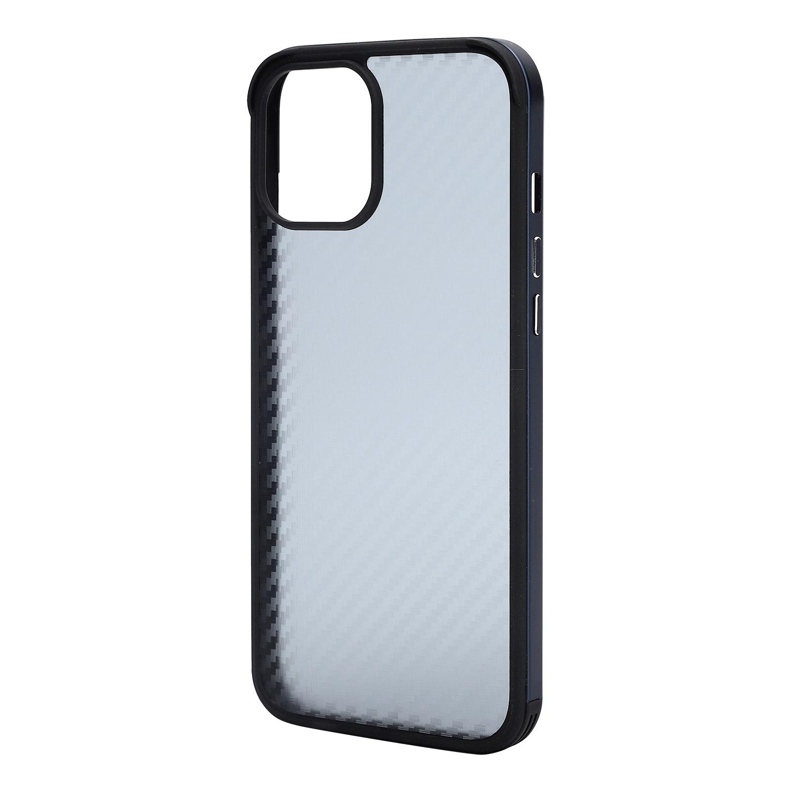 SULADA Mobile Phone Covers Fiber Texture Metal Frame Cell Phone Case for iPhone 12Promax