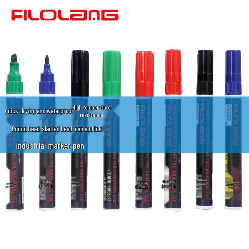 Feloran MK-79 Oil-Based Quick-Dry Industrial Waterproof High-Temperature Round/Oblique Tip Marker