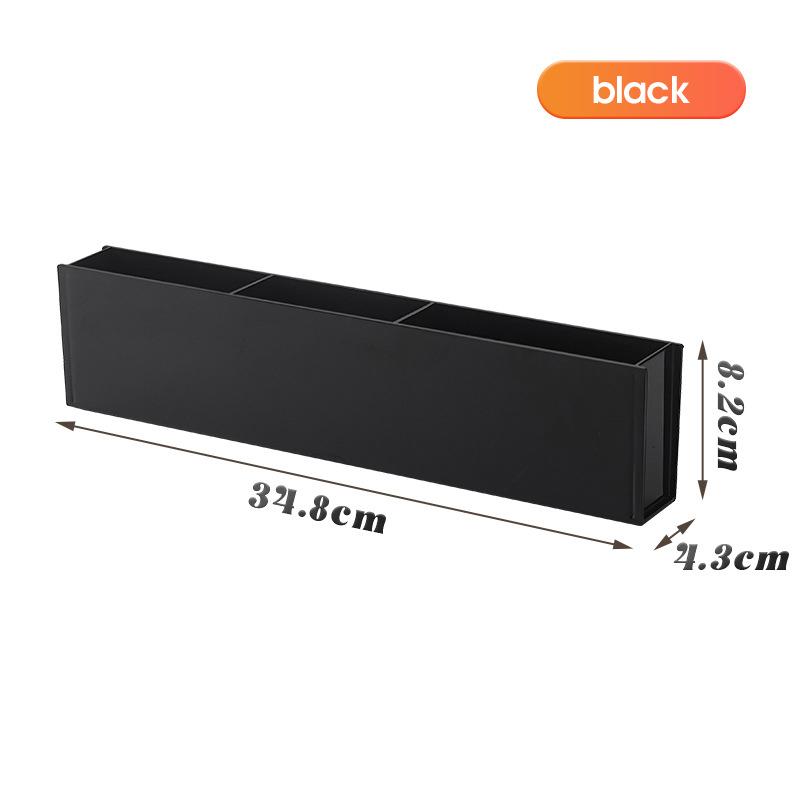 Wall Mounted Remote Control Organizer Box Space Saving TV Countertop Sorting Rack for Living Room Bedroom Hotel Room Use